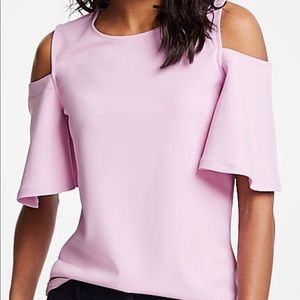 Petite Cold Shoulder Top